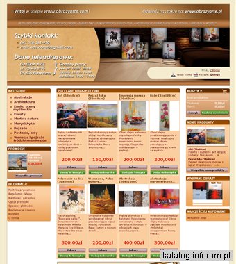 Obrazy olejne Warszawa