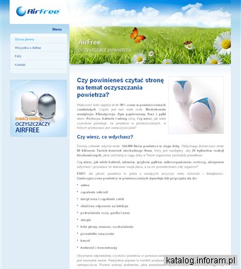 Airfree oczyszczacz powietrza dla alergików