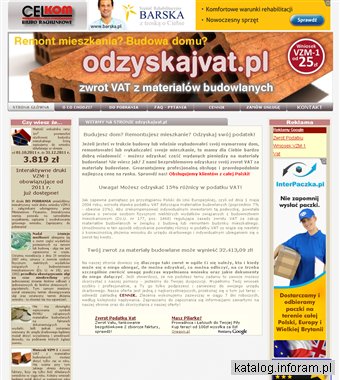 Zwrot VAT za materiały budowlane sporządzanie wniosków VZM-1