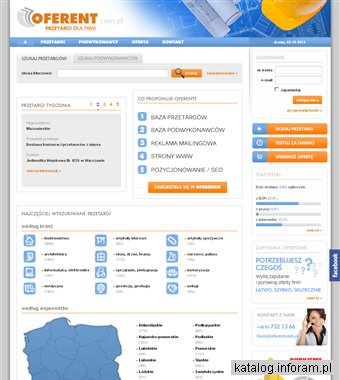 Oferent - ogólnopolska baza przetargowa