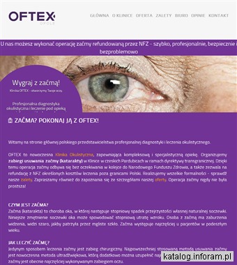 Oftex - operacja zaćmy - katarakty w Czechach