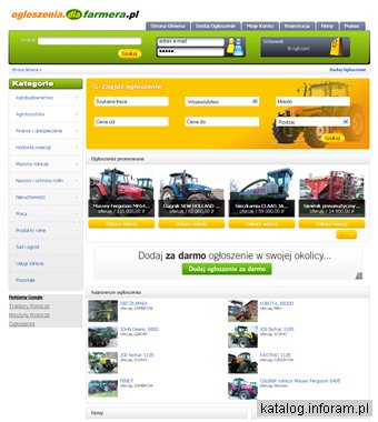 Darmowe ogłoszenia rolnicze