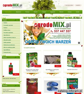 Internetowy sklep ogrodniczy Ogrodomix