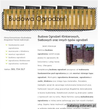 Budowa ogrodzeń klinkierowych