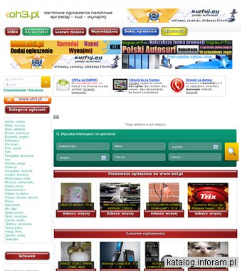 www.oh3.pl - darmowe ogłoszenia handlowe