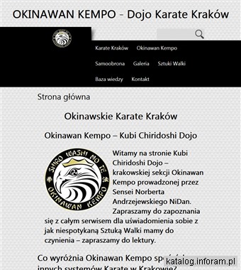 Sztuki walki Kraków - Okinawan Kempo Dojo Karate Kraków
