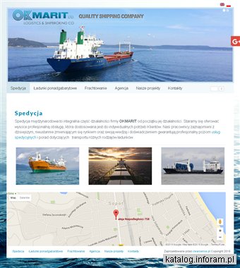 OKMARIT spedycja ładunków nadgabarytowych