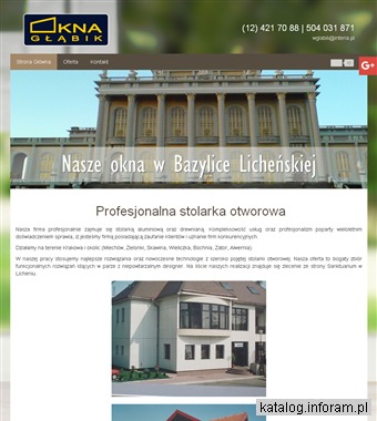 GŁĄBIK witryny sklepowe Skawina