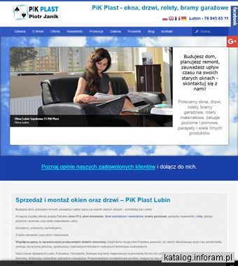 PIK PLAST Bramy garażowe Lubin