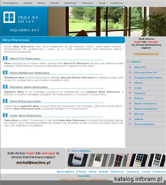 Tanie okna Warszawa