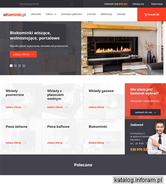 OKominki.pl - kominki narożne