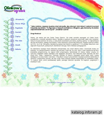 Żłobek Kozanów WROCŁAW, klub malucha, OLINKOWY - OGRÓDEK