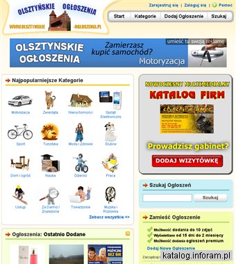 Darmowe ogloszenia dla miasta Olsztyna i okolic