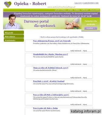 Opiekunki na terenie państwa Niemcy poszukiwane.