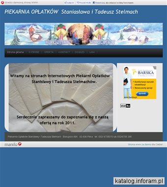 Piekarnia Opłatków S.T. Stelmach Pilica - Biskupice