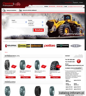 Opony przemysłowe, opony budowlane - oponaprzemyslowa.net
