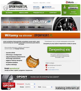 Hurtownia opon samochodowych