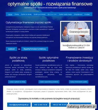 Optymalizacja podatkowa spółek, rozwiązania dla biznesu