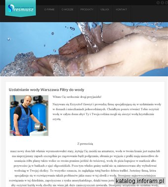 Uzdatnianie wody Warszawa