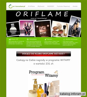 Kosmetyki Oriflame - konsultantka Oriflame