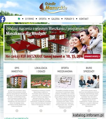 Nowe mieszkania na sprzedaż - Osiedle Mazurskie