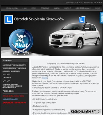Ośrodek Szkolenia Kierowców PIRAT - nauka jazdy, prawo jazdy Warszawa