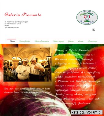 Restauracja Włoska - Osteria Piemonte