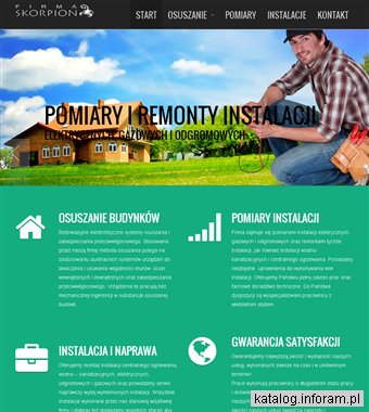 Osuszanie budynków - Skorpion