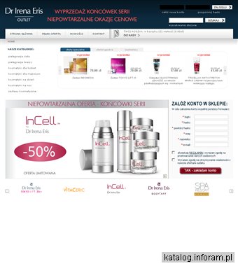 Dr Irena Eris outlet internetowy