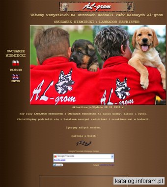 Al-grom hodowla psów rasowych Labrador Retriever i Owczarek Niemiecki