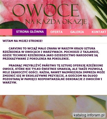 Dekoracje z arbuzów Warszawa