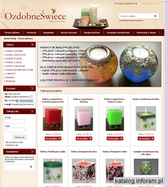 Eleganckie świece ozdobne