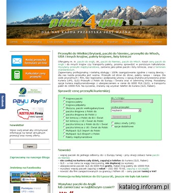 Pack4you - przesyłki międzynarodwe