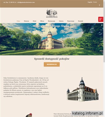 PAŁAC KROBIELOWICE Pole golfowe Wrocław