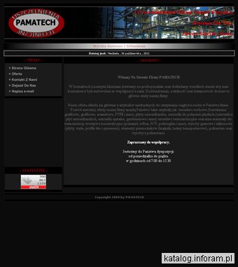 PAMATECH - Uszczelnienia techniczne, tworzywa konstrukcyjne, wyroby gumowe