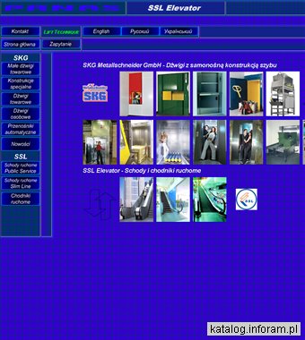 Małe windy towarowe, windy towarowe, windy osobowe