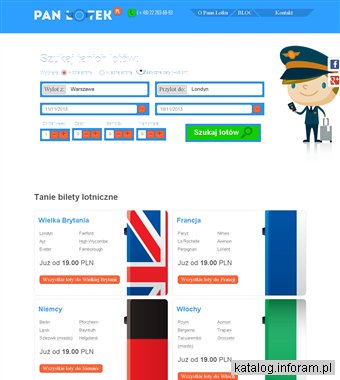 Pan Lotek - Tanie Loty