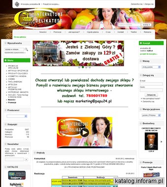 Papu24 delikatesy internetowe Zielona Góra lubuskie