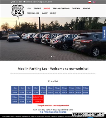 Wypożyczalnia samochodów lotnisko Modlin