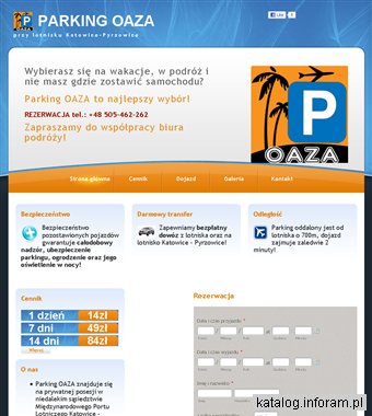 www.parking-oaza.pl parking Pyrzowice