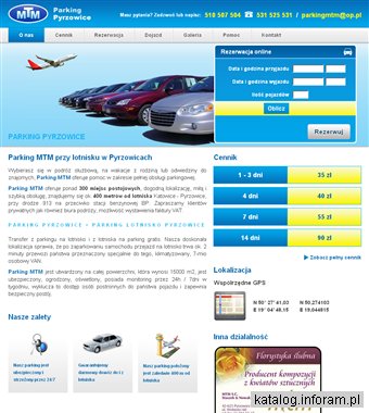 Parking lotnisko Katowice