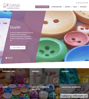www.pasmanteria-dana.pl
