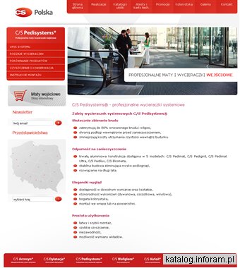 C/S Polska - maty wejściowe, wycieraczki