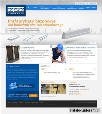 Pepebe Włocławek - garaże betonowe