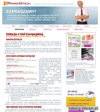 Dotacje na rozpoczęcie działalności 2011