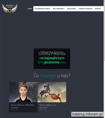 Szkółka piłkarskich talentów