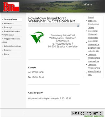 Powiatowy Inspektorat Weterynarii w Strzelcach Krajeńskich