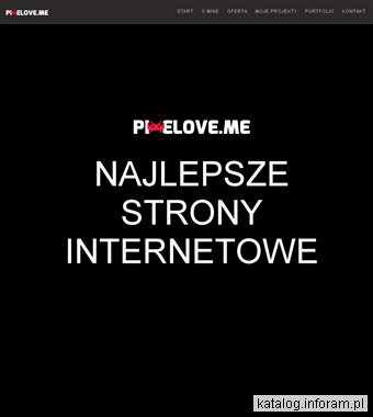 Pixelove.me, tworzenie stron internetowych