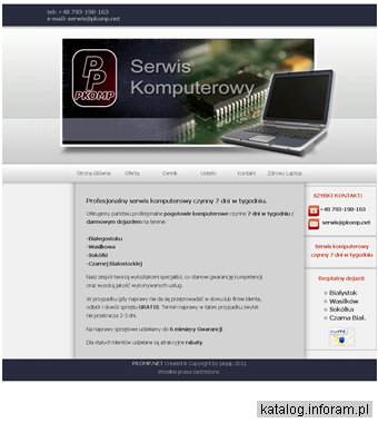 Serwis komputerowy - PKOMP.NET