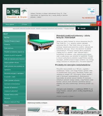 Dr. Thiel zabezpieczenie ładunku w transporcie